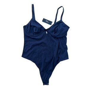 Polo Ralph Lauren Underwire Rib Bodysuit Navy ( XL )